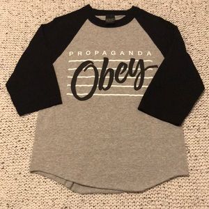 Obey baseball T-shirt
